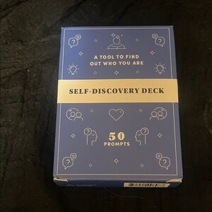 Self-Discovery Deck Card Game - Blue